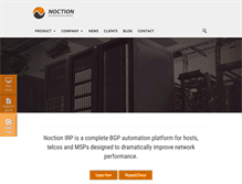 Tablet Screenshot of noction.com